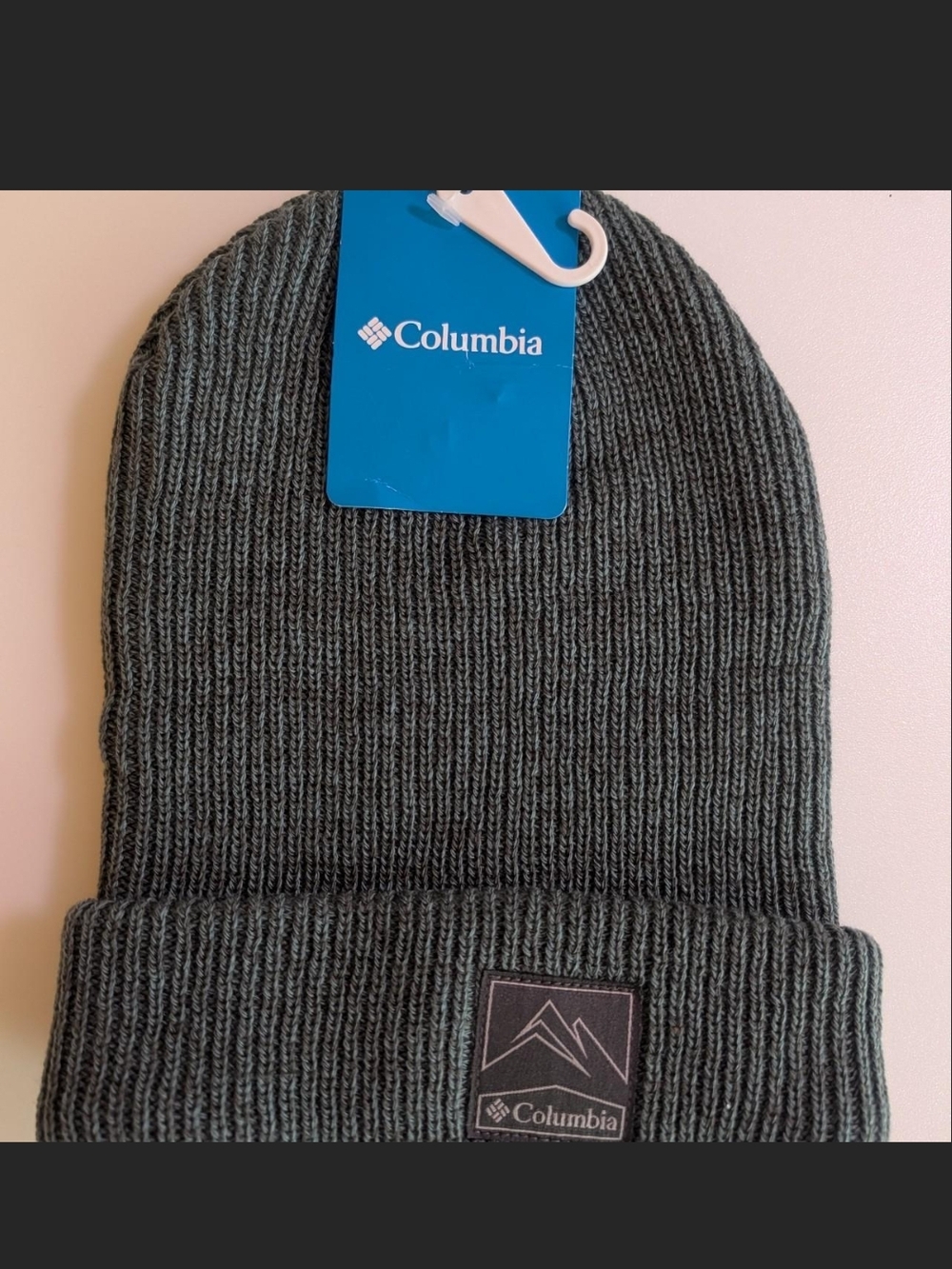 Columbia Ribbed Cuffed Beanie - Olive Green